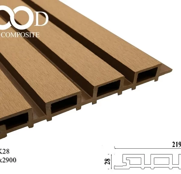 Lam Sóng Gỗ Nhựa Ntwood Nt219k28