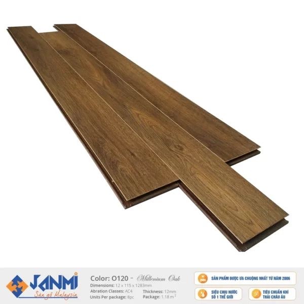 Sàn Gỗ Janmi O120 Bản Nhỏ