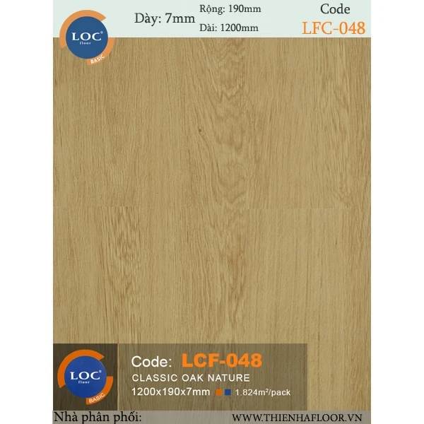 Sàn Gỗ Loc Floor Lcf048