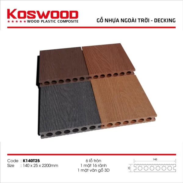 Sàn Gỗ Nhựa Koswood K140t25