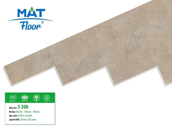 Sàn Nhựa Hèm Khóa MatFloor S308