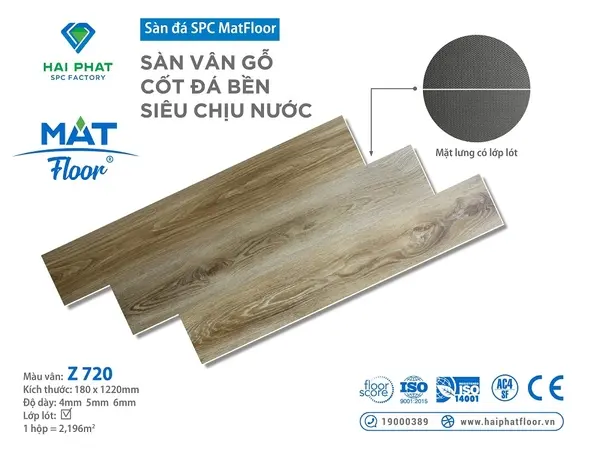 Sàn Nhựa Hèm Khóa MatFloor Z720