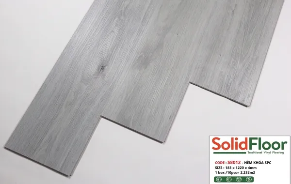 Sàn Nhựa Hèm Khóa Solid Tile S8012