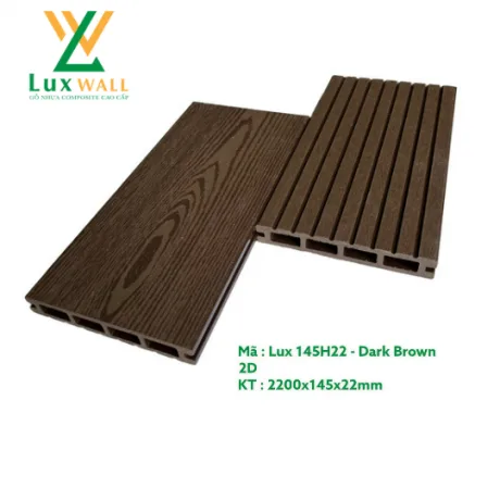 Sàn Gỗ Nhựa Luxwall Lux145h22-2d Dark Brown