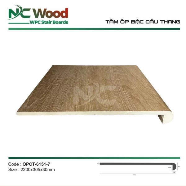 Tấm Ốp Cầu Thang Nc Wood 6151-7