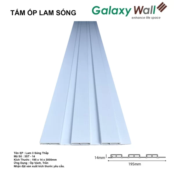 Tấm Ốp Galaxy Wall 3 Sóng Thấp 3st-14