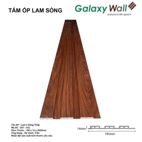 Tấm Ốp Galaxy Wall 3 Sóng Thấp 3st-hjl