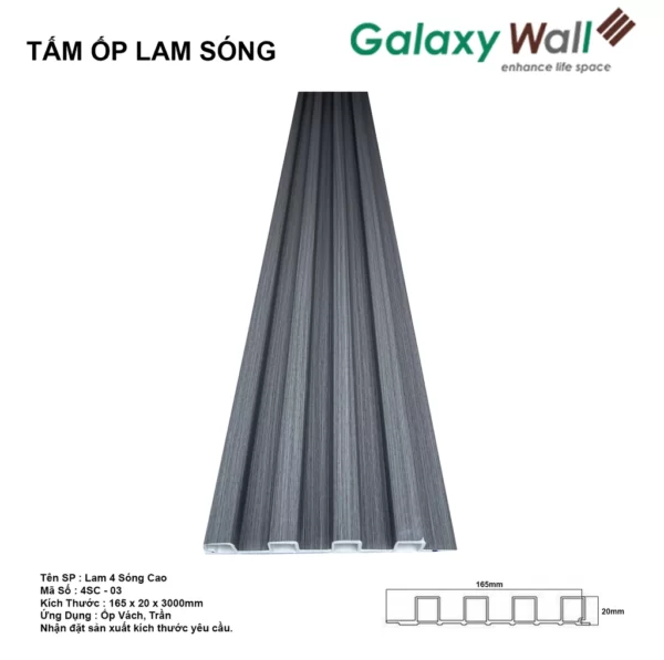 Tấm Ốp Galaxy Wall 4 Sóng Cao 4sc-03