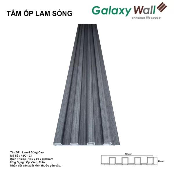 Tấm Ốp Galaxy Wall 4 Sóng Cao 4sc-03