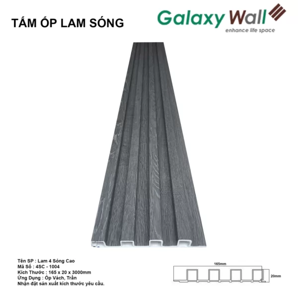 Tấm Ốp Galaxy Wall 4 Sóng Cao 4sc-1004