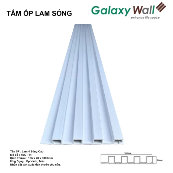 Tấm Ốp Galaxy Wall 4 Sóng Cao 4sc-14