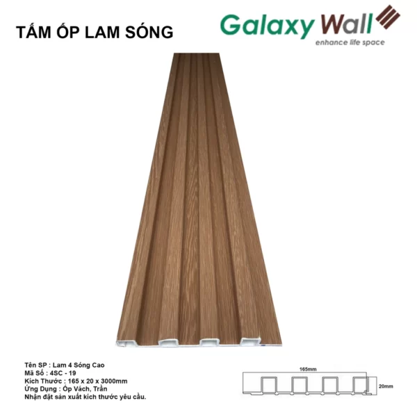 Tấm Ốp Galaxy Wall 4 Sóng Cao 4sc-19