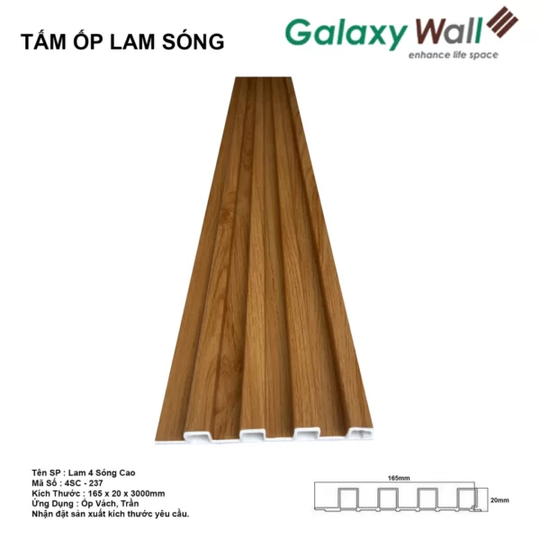 Tấm Ốp Galaxy Wall 4 Sóng Cao 4sc-237