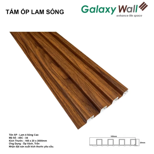 Tấm Ốp Galaxy Wall 4 Sóng Cao 4sc-34