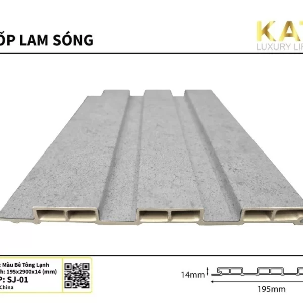 Tấm Ốp Lam Sóng Kata Sj-01