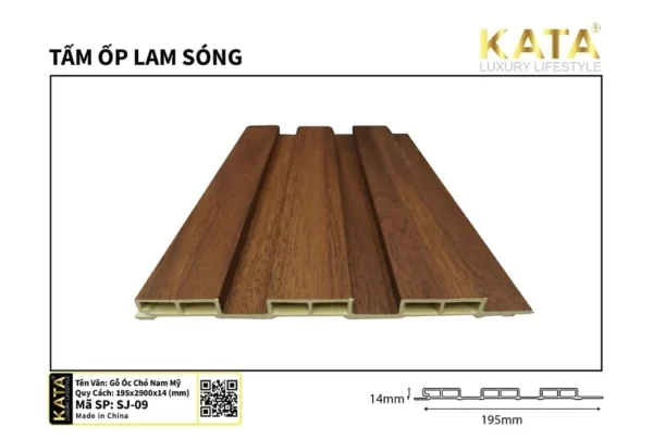 Tấm Ốp Lam Sóng Kata Sj-09