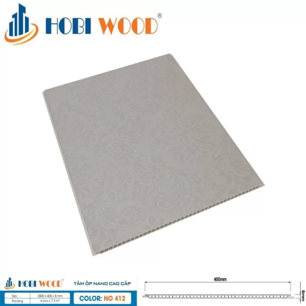 Tấm Ốp Nano Hobi Wood No-412