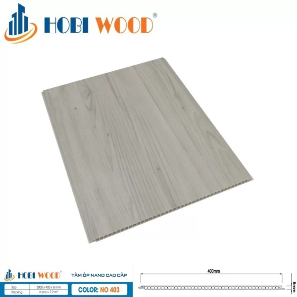 Tấm Ốp Nano Hobi Wood No403