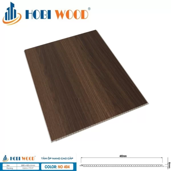 Tấm Ốp Nano Hobi Wood No404