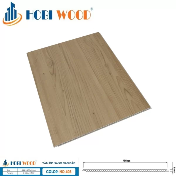 Tấm Ốp Nano Hobi Wood No405