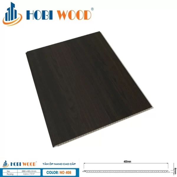 Tấm Ốp Nano Hobi Wood No408